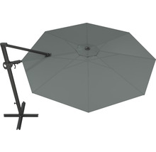 SOLUNA Zweefparasol Orléans met kruisvoetstandaard donkergrijs Ø 300 cm-thumb-6 SOLUNA Zweefparasol Orléans met kruisvoetstandaard donkergrijs Ø 300 cm-thumb-6