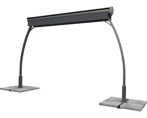 Vrijstaande paviljoentent met stalen frame en verzwaarde voet voor buiten