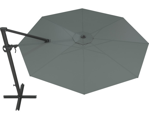 Vrijhangende parasol met voet