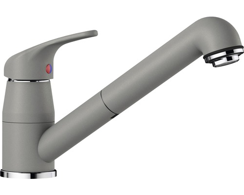 BLANCO Keukenkraan met uittrekbare handdouche Daras-S alumetallic BLANCO Keukenkraan met uittrekbare handdouche Daras-S alumetallic