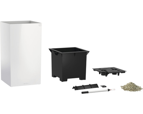 Bloempot met bewateringsaccessoires