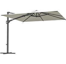 SOLUNA Zweefparasol Orléans ecru 300x300 cm, hoogte 251 cm-thumb-11