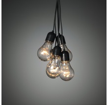 Hanglamp met meerdere gloeilampen