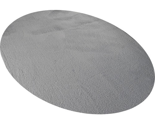 Grijs rond tapijt