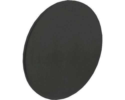 INTERSTEEL Rozet rond blind zelfklevend mat zwart