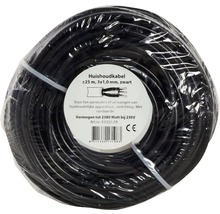 Huishoudkabel VMVL 3x1,0 mm² zwart 25 m