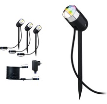 Tuinspotset met grondspies, stekker en kabel