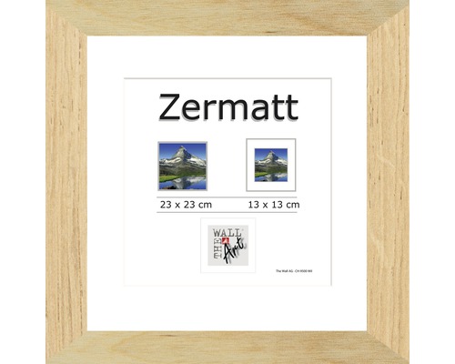 THE WALL Fotolijst hout Zermatt eiken 23x23 cm