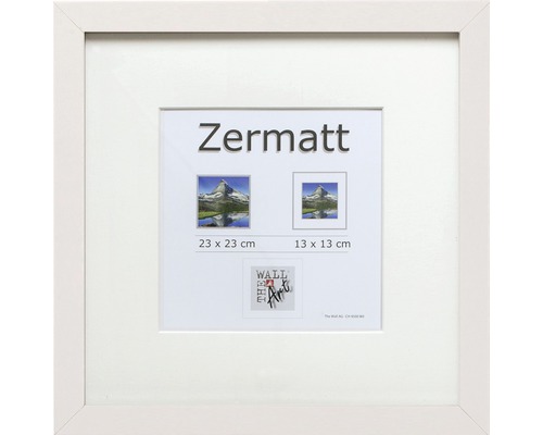 THE WALL Fotolijst hout Zermatt wit 23x23 cm-0
