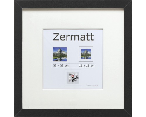 THE WALL Fotolijst hout Zermatt zwart 23x23 cm