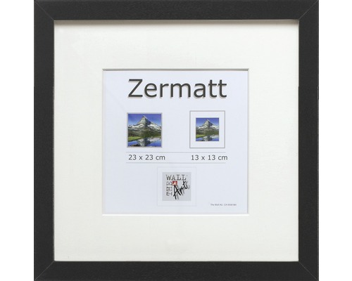 THE WALL Fotolijst hout Zermatt zwart 23x23 cm THE WALL Fotolijst hout Zermatt zwart 23x23 cm