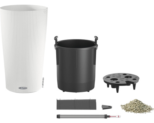 Bloempot met irrigatiesysteem en accessoires