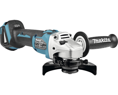 Makita accu haakse slijper met extra handgreep