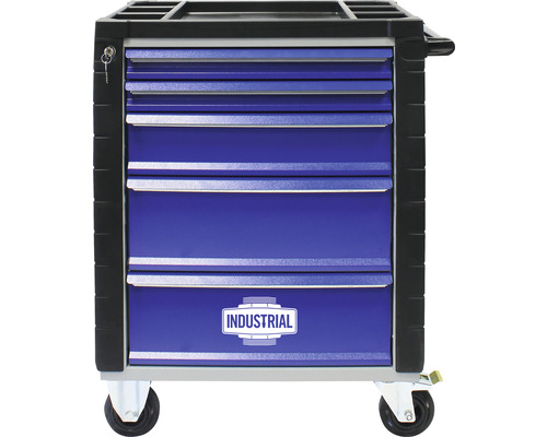 Gereedschapswagen met meerdere laden en wielen