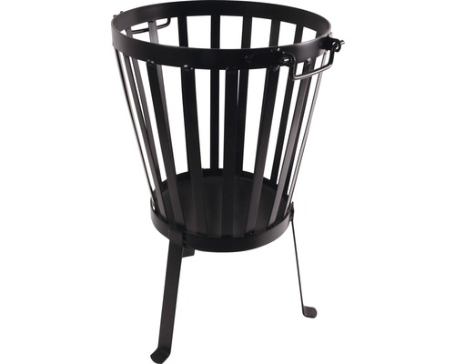 Metalen vuurkorf met drie poten