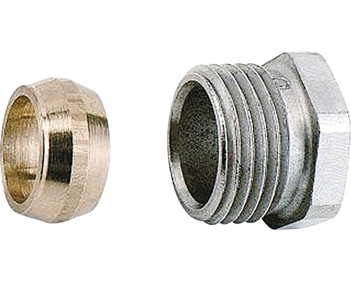 Knelset 1/ x 15 sar-comap Messing afdichting en metalen draadfitting
