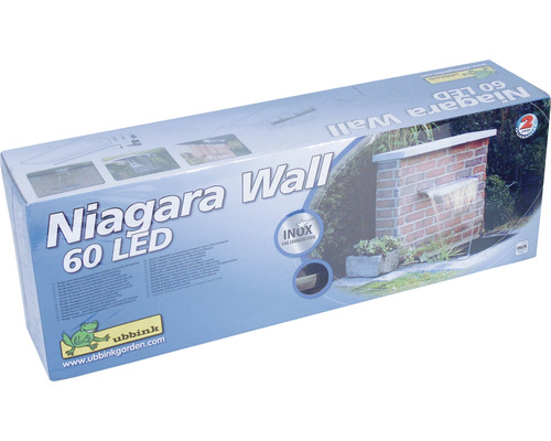 Verpakking voor Niagara Wall 60 LED tuinfontein