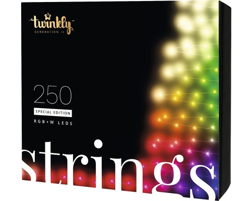 TWINKLY Smart Kerstverlichting LED 250 lampjes wit en gekleurd TWINKLY Smart Kerstverlichting LED 250 lampjes wit en gekleurd