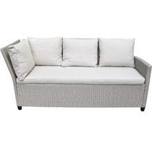 Tuinbank met rotanlook en kussens