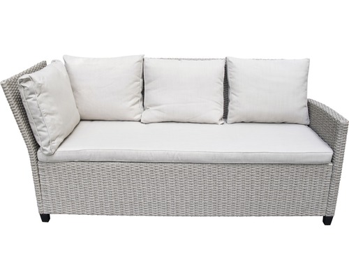 Tuinbank met rotanlook en kussens