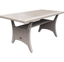 GARDEN PLACE Diningset Madeira 6-zits, 6-delig lichtgrijs incl. tafel en zitkussens