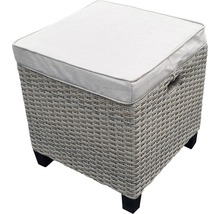 GARDEN PLACE Diningset Madeira 6-zits, 6-delig lichtgrijs incl. tafel en zitkussens