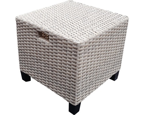 Gevlochten tuinkruk met handgrepen en poten