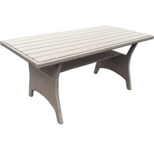 GARDEN PLACE Diningset Madeira 6-zits, 6-delig lichtgrijs incl. tafel en zitkussens