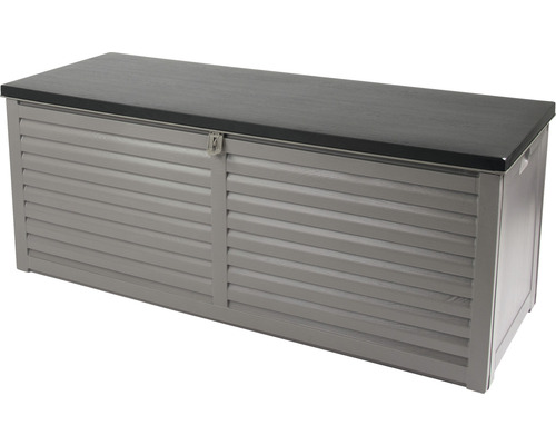 GARDEN PLACE Opbergbox Marla kunststof grijs 390 L, 143,5x53x57 cm GARDEN PLACE Opbergbox Marla kunststof grijs 390 L, 143,5x53x57 cm