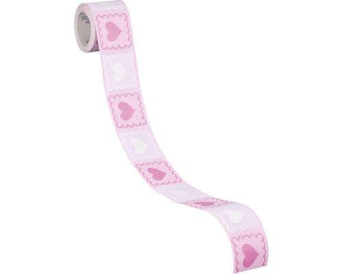 Geschenkpapierrol met hartmotieven