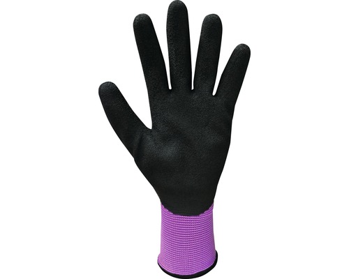 Zwarte tuinhandschoen met manchet