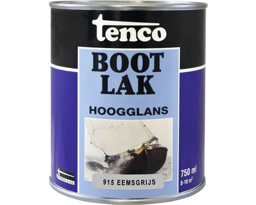 TENCO Bootlak hoogglans 915 Eemgrijs 750 ml