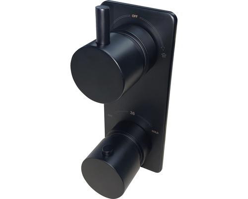 SaniClear Regendouche set Inox Pro | Inbouw | Thermostaatkraan | 2-weg
