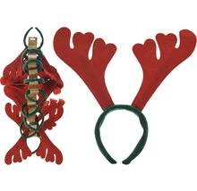 Rendiergewei haarband als kerstdecoratie