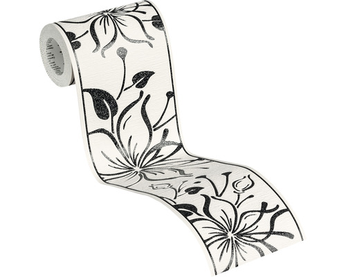 Behangrand met bloemmotief