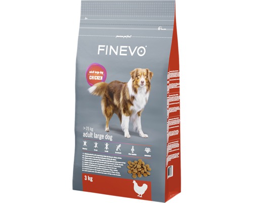 FINEVO Hondenvoer droog Adult Dog L kip 3 kg FINEVO Hondenvoer droog Adult Dog L kip 3 kg