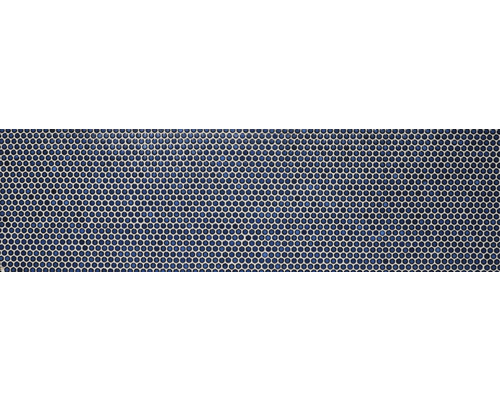 Mozaïektegel met ronde, blauwe elementen