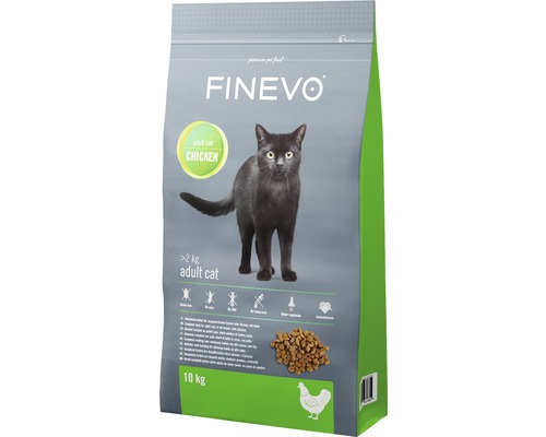 FINEVO Kattenvoer droog Adult kip 10 kg FINEVO Kattenvoer droog Adult kip 10 kg