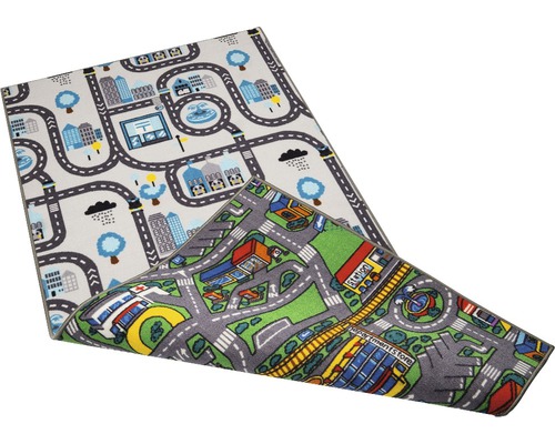 Speelkleed met stadsthema en stratenpatroon