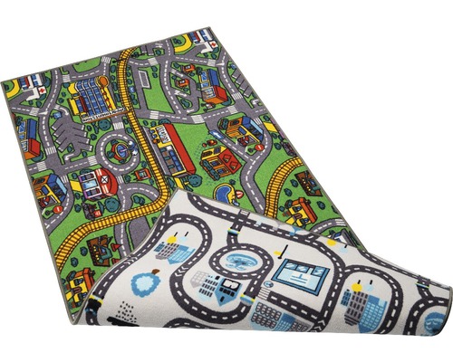 Speelkleed met stadsgezicht en stratenpatroon