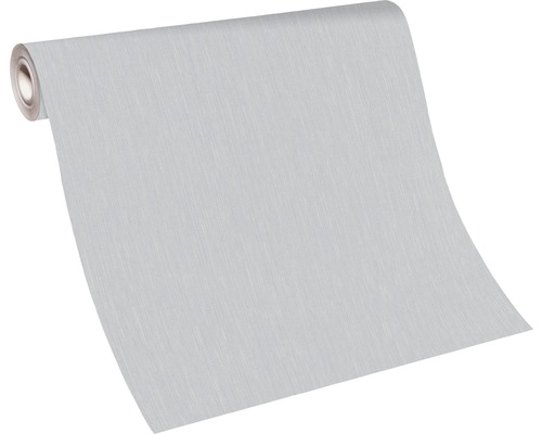 Rol grijs behang met textielstructuur
