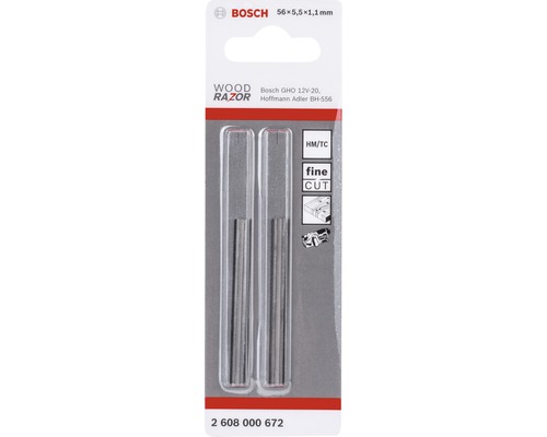 Bosch Schaafmessen Set 56x5,5x1,1 millimeter