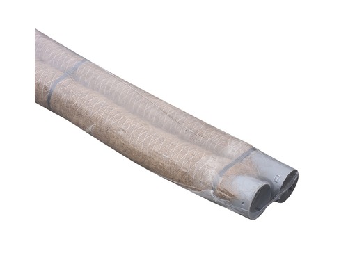 MARTENS Drainagebuis kokos 80 mm 2 x 2,5 mtr Kokosmat voor wandmontage in transparante verpakking
