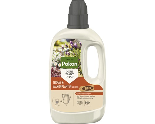 POKON Bio Terras & Balkon Planten voeding 500 ml Pokon meststof voor terras- en balkonplanten, 500 ml