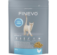 FINEVO kattenvoer voor gesteriliseerde katten met kip, 2 kilogram