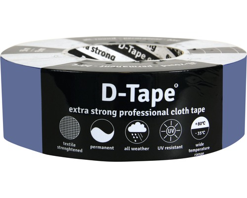 D-TAPE Permanent duct tape blauw 50 m x 50 mm