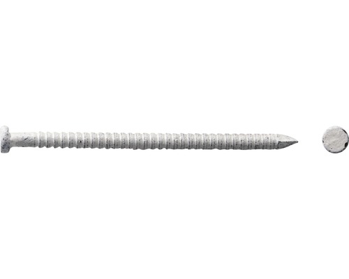 DRESSELHAUS Ringnagel 1,6x40 mm platkop wit, 80 stuks Golfslagspijker met gekartelde schacht