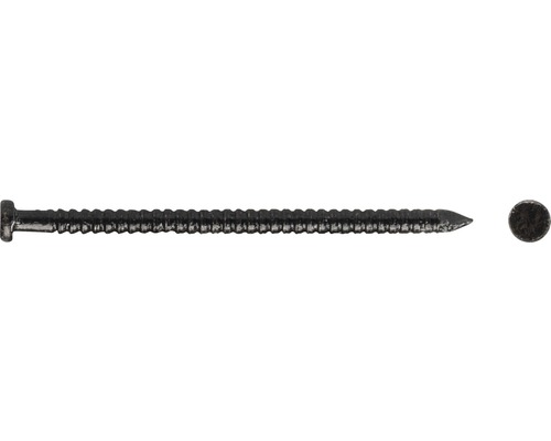 DRESSELHAUS Ringnagel 1,6x26 mm platkop zwart, 140 stuks Schroef met schroefdraad en kop