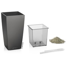 Lechuza Classico 43 plantenbak met bewateringssysteem, plantinzet, waterniveau-indicator en kleikorrels