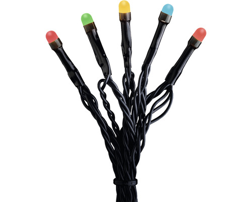 LED-lichtsnoer met verschillende gekleurde lampjes